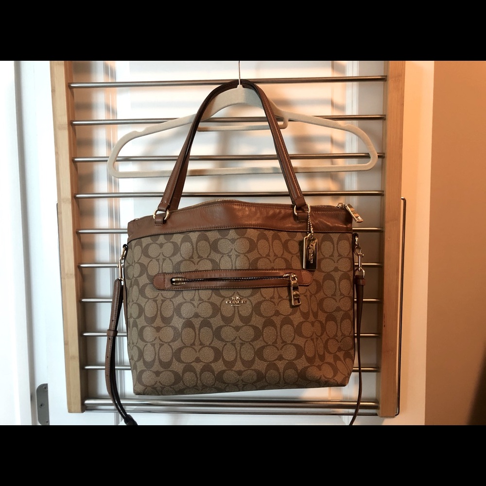 Coach Satchel W/ Crossbody Strap